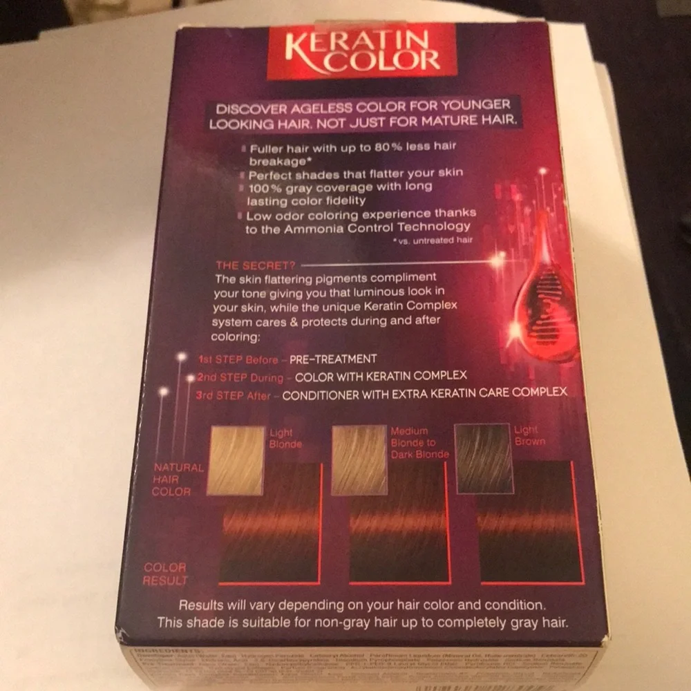 Keratin Color Permanent Hair Color - Warm Mahogany (5.6)